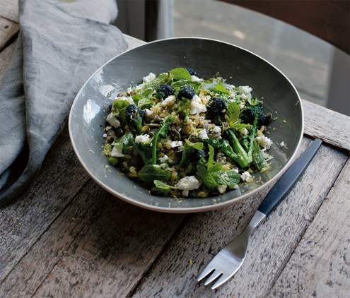 Laura’s herbed green quinoa