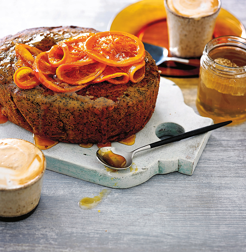 Orange and poppy seed cake