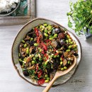 Sichuan chilli eggplant and soybeans