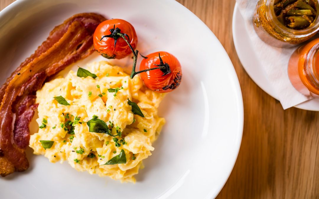 Recovery brunch: curry leaf eggs