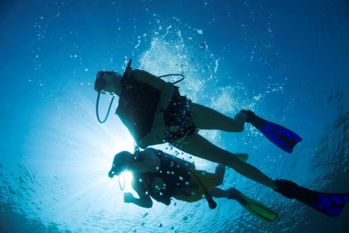 Scuba diving for mindfulness, meditation and stress relief