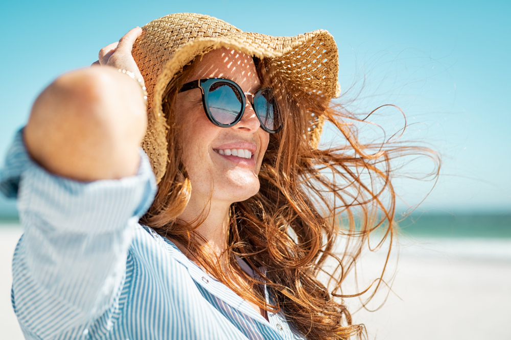summer woman on beach