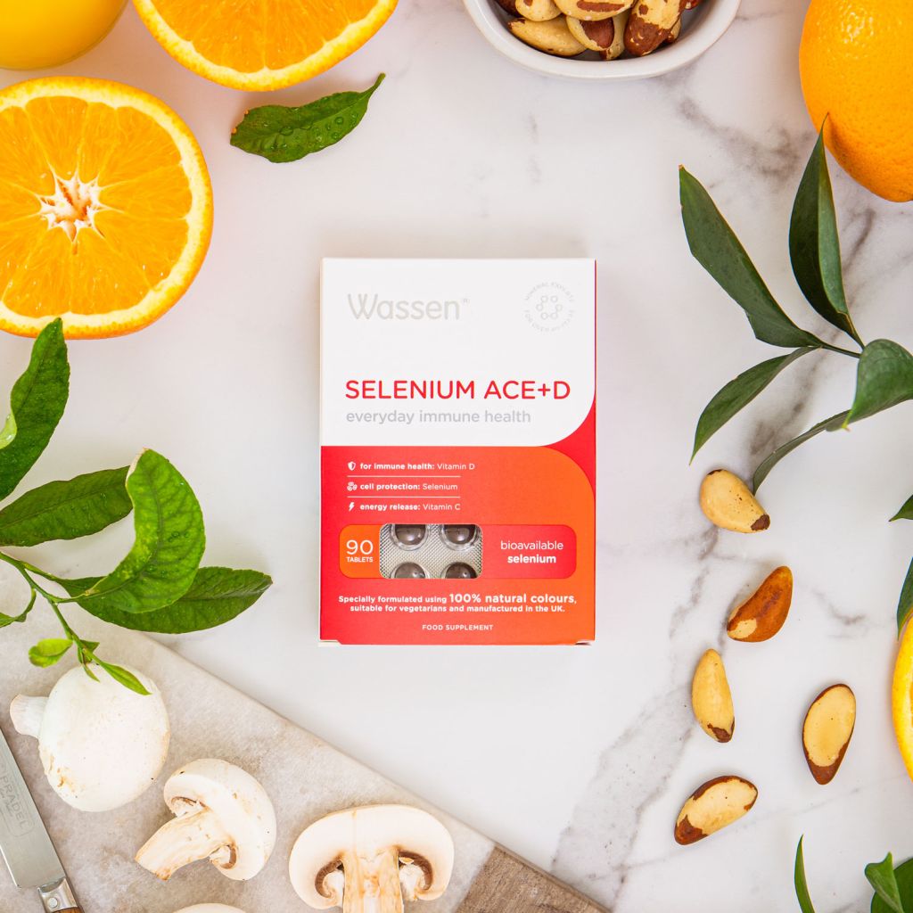 wassen selenium ACE+D supplements for immnune system support and energy
