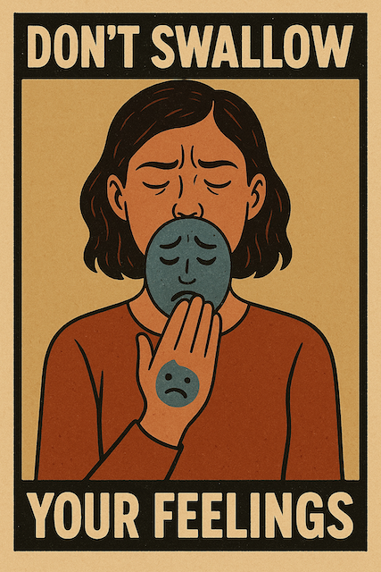 The Moment She Didn’t Swallow Her Feelings