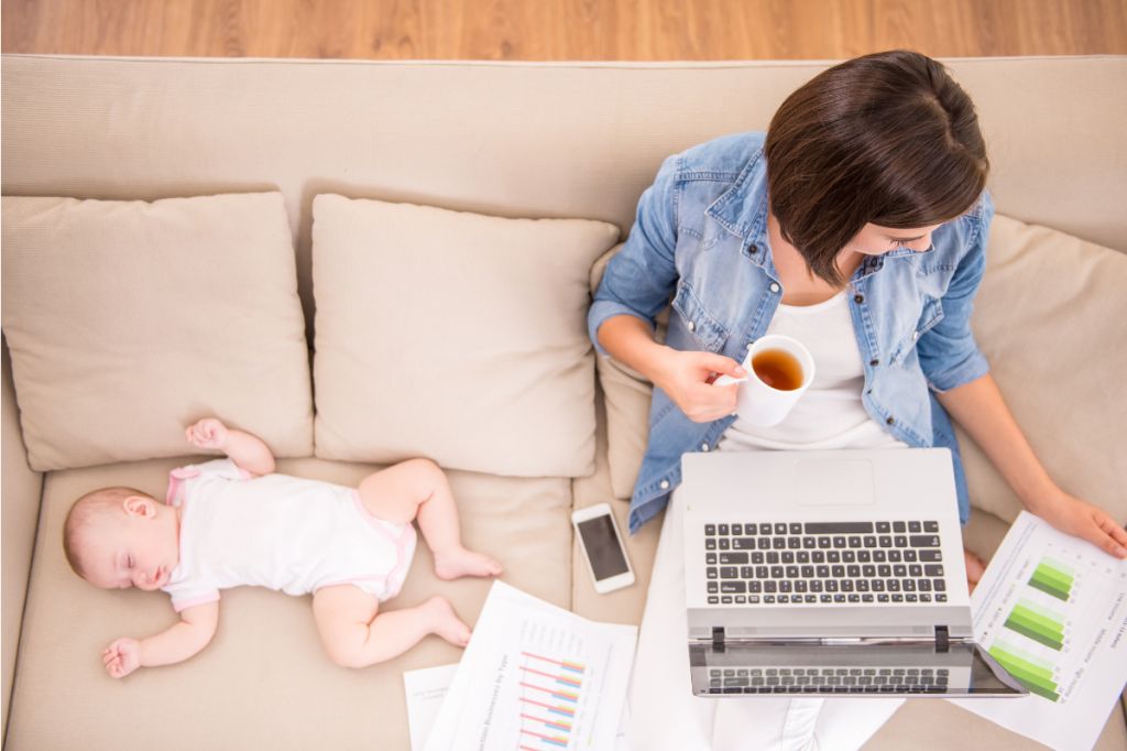 Mum too busy with work to be creative