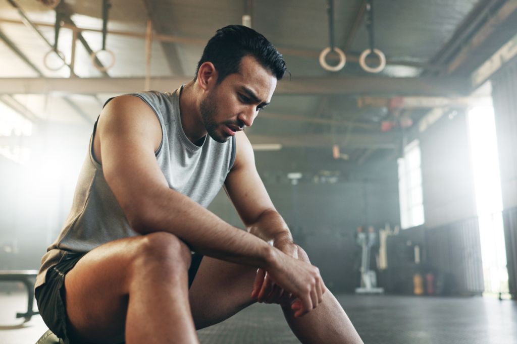 train compulsively to avoid emotions